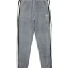 Pereto Velour Track Pant- Sleet