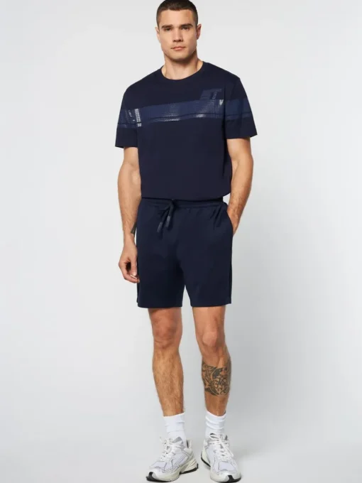 Perforata Short- Maritime Blue