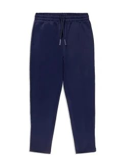 Perforata Track Pant-Maritime Blue