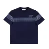 Perforata T-Shirt- Maritime Blue