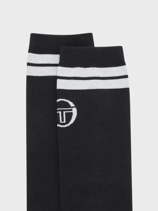 Prep Knee High Socks- Black
