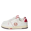 Prime Shot Da Sneaker- Antique White/ Almond Oil/ Adrenaline Red