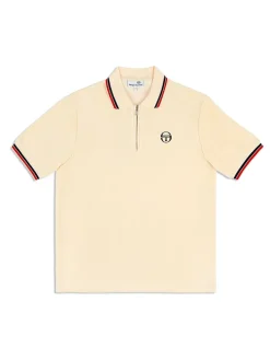 Primo Velour Polo- Pearl Ivory