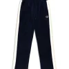 Rosa Velour Track Pant- Maritime Blue