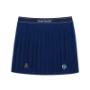 Scratch Staff Pleated Skort- Navy