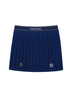 Scratch Staff Pleated Skort- Navy