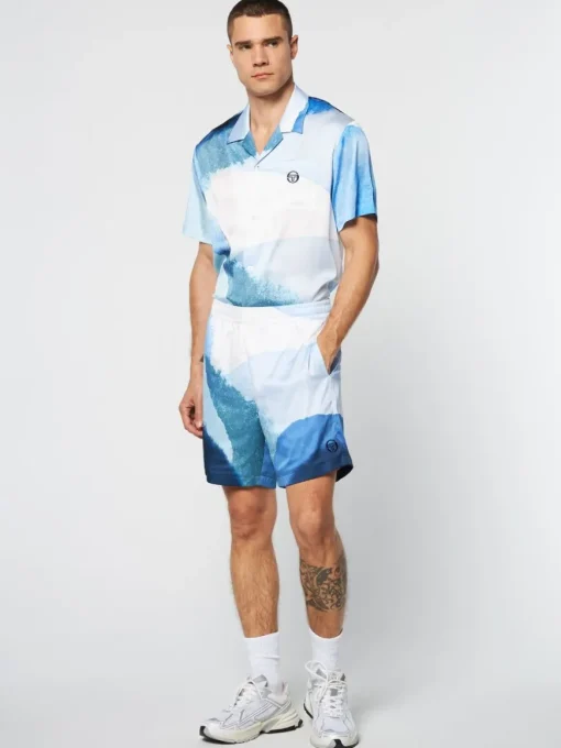 Spiaggia Cabana Short- Maritime Blue/ Multi