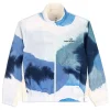Spiaggia Track Jacket- Maritime Blue/ Multi