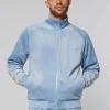 Tipo Velour Track Jacket- Mountain Spring