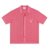 Ulivo Crochet Shirt- Wild Rose