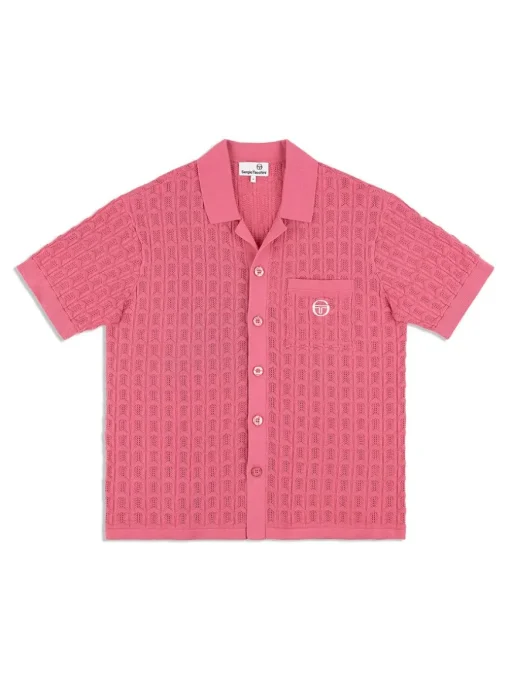 Ulivo Crochet Shirt- Wild Rose