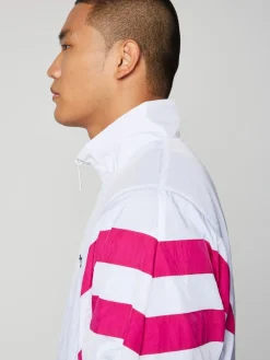 Verona Track Jacket- White/ Multi