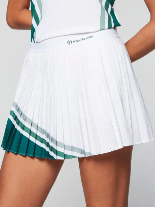 Women'S Monza Tennis Skort- Brilliant White