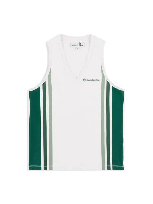Women'S Monza Tennis Tank- Brilliant White