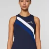Women'S Ortica Tennis Tank- Maritime Blue