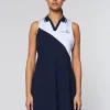Women'S Vigentino Tennis Dress- Maritime Blue