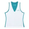 Women'S Vigentino Tennis V-Neck Tank Top- White
