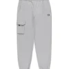 Woven Cargo Jogger Pants- Heather Grey