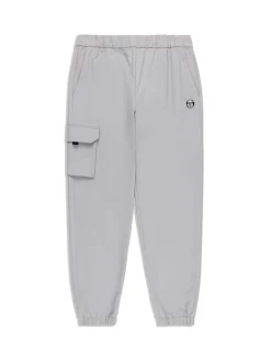 Woven Cargo Jogger Pants- Heather Grey