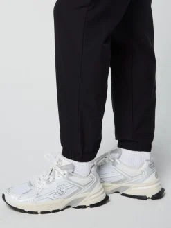 Woven Cargo Jogger Pants- Black